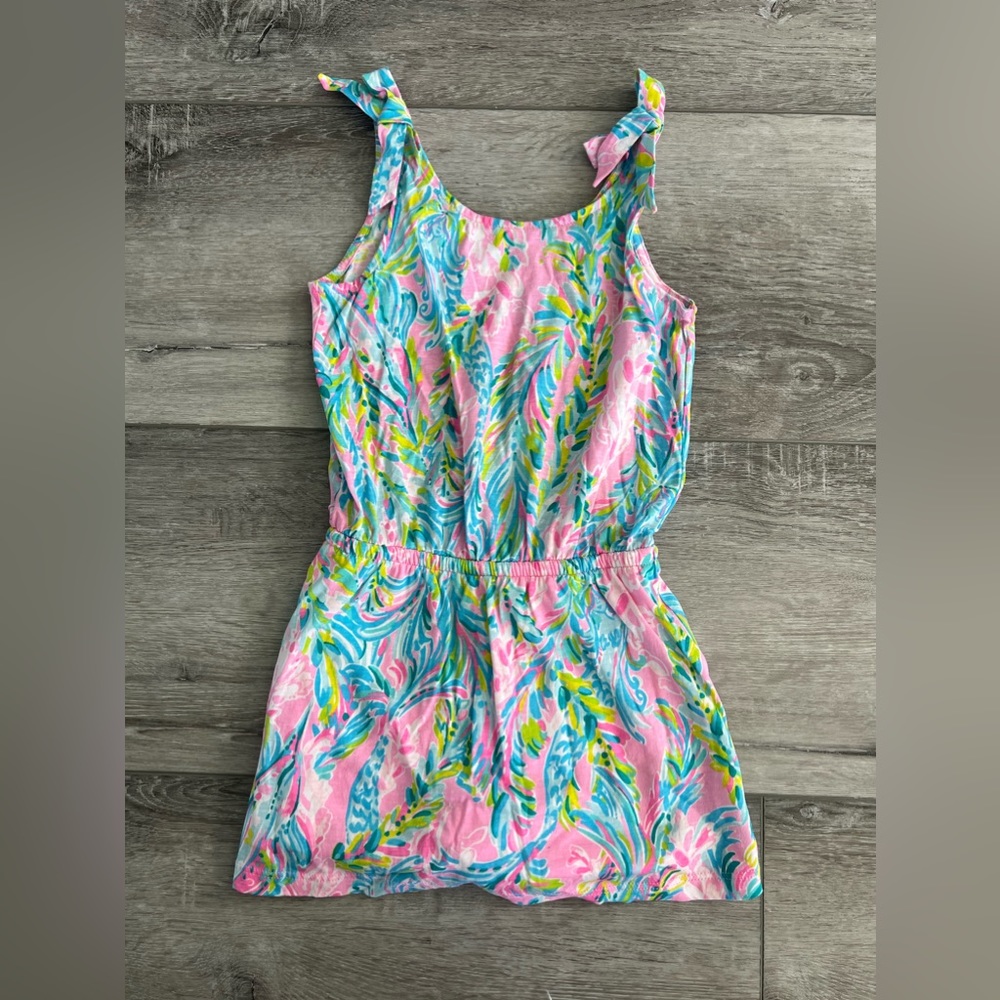 Lilly Pulitzer little girls romper size xs (2/3 t) like new